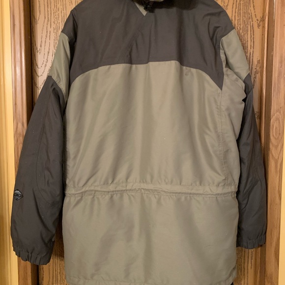Columbia cold weather jacket with hoodie, titanium series with Omni tech fleece - Picture 2 of 8